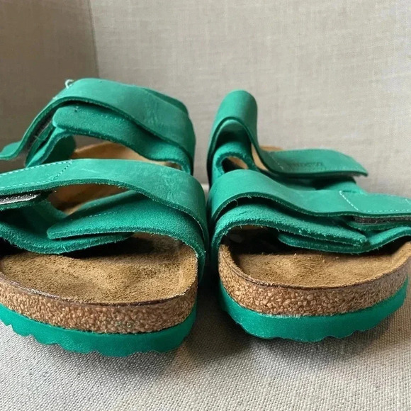 NWT Birkenstock Uji Nubuck-Suede Sandals Size 38 - Picture 5 of 12